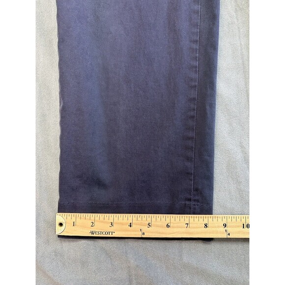 Banana Republic Chino Pants Men's 35x32 Straight Blue Flat Slacks RUNS SMALL - Picture 13 of 14